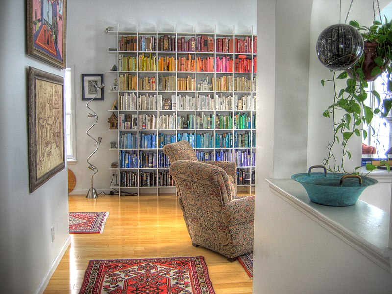 Rainbow Bookshelf