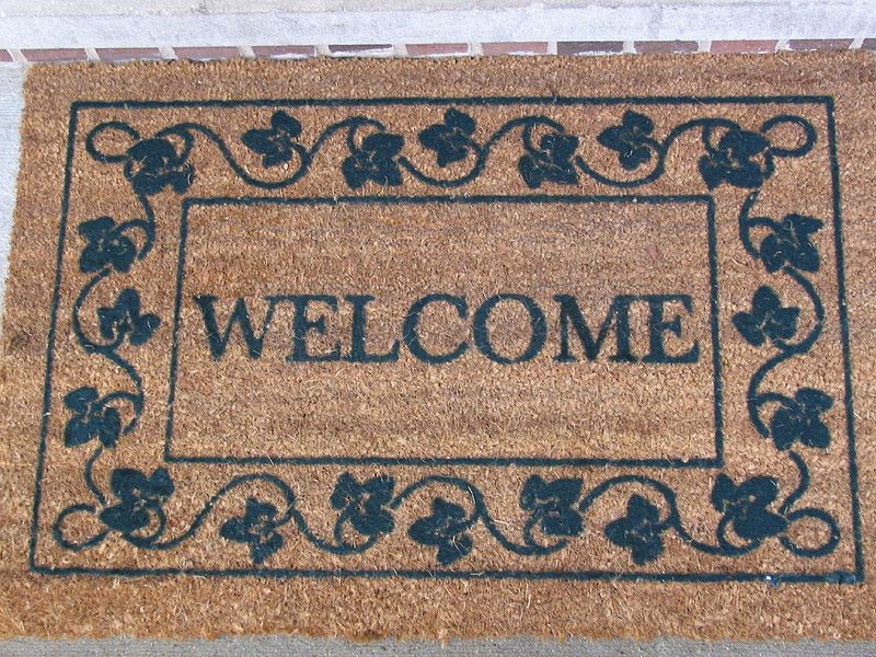 Welcome mat