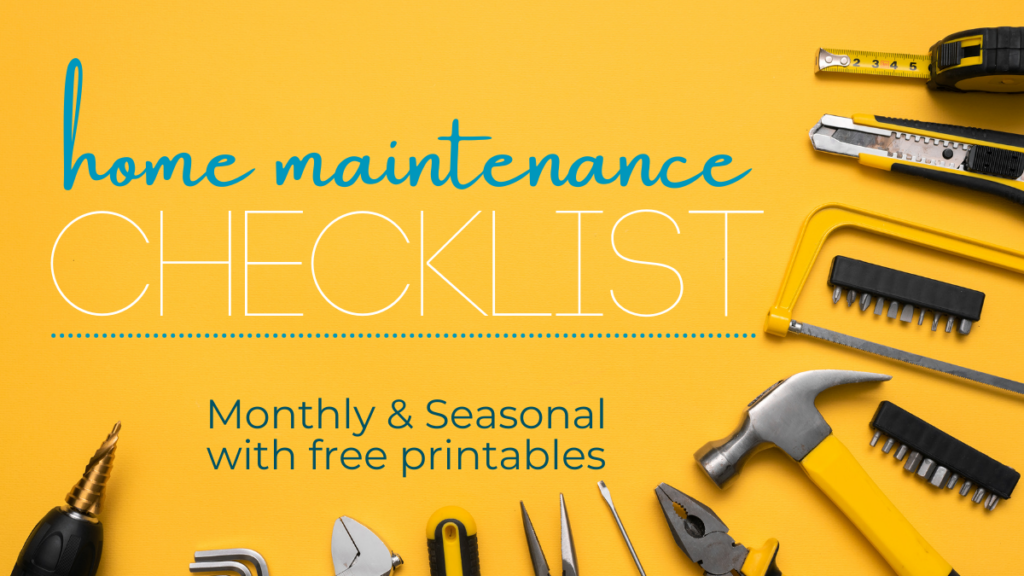 Home Maintenance Checklist Title Image